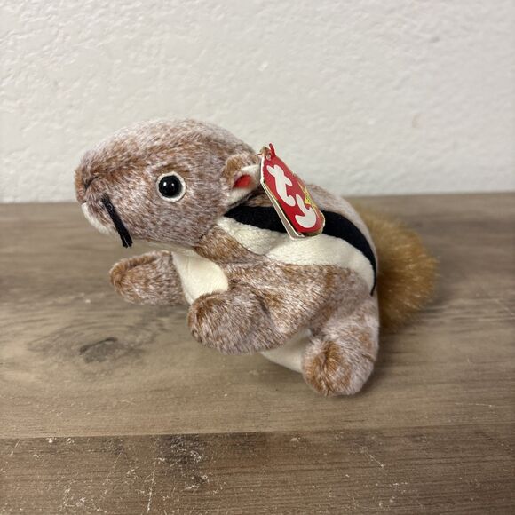 Ty Other - Ty Beanie Baby Chipper the Chipmunk  Stuffed Toy April 21 1999